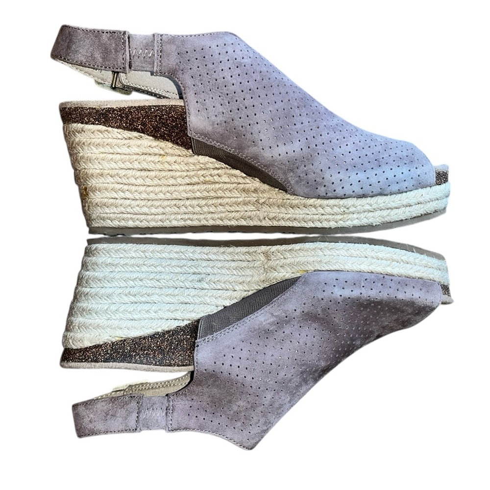 Aetrex Women's Sherry Espadrille Sandal Wedge Size 10